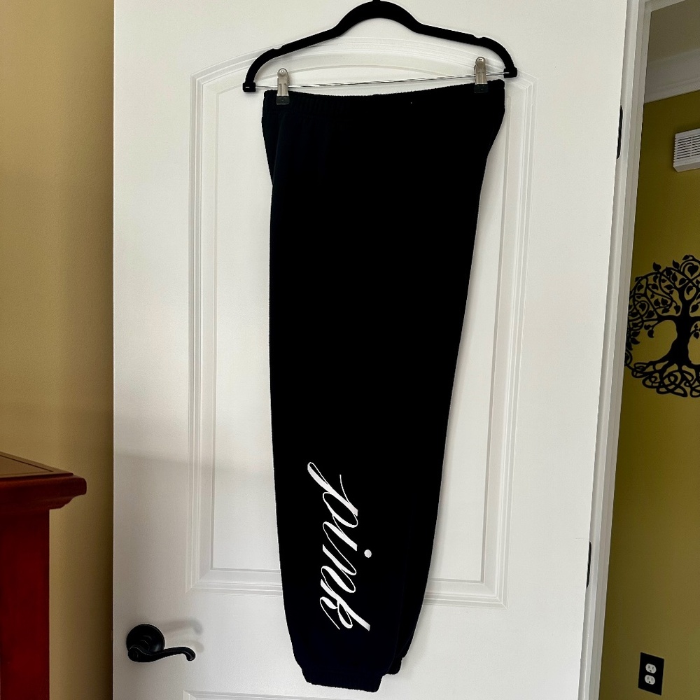 Pink Victoria's Secret Fleece Relaxed Sweatpants
